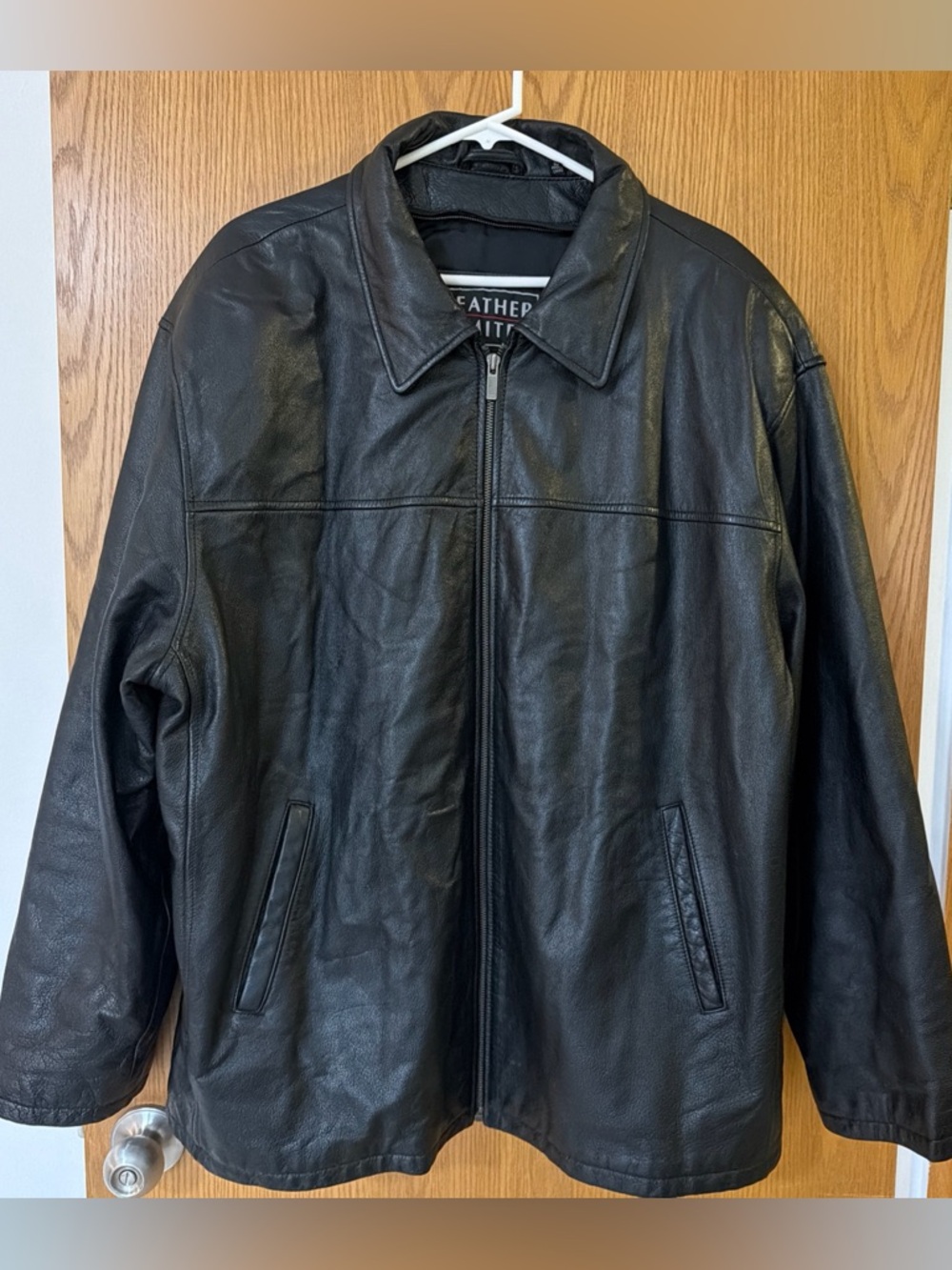 Leather Limited 100% Leather Jacket Men's 2X Black Motorcycle 90's Grunge Biker
